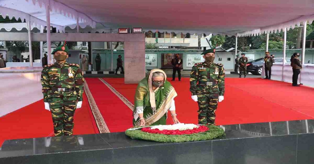 Historic March 7: PM pays tributes to Bangabandhu