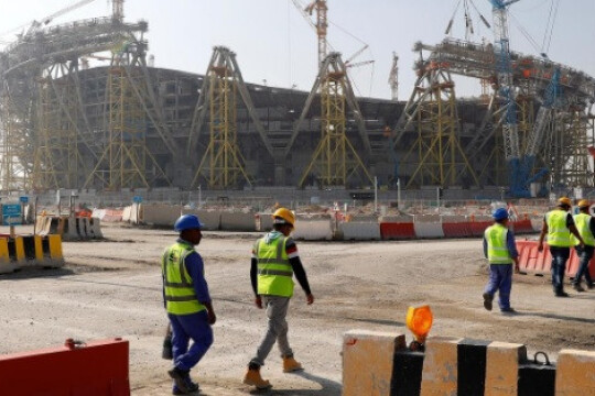 Qatar probing migrant worker death at World Cup site