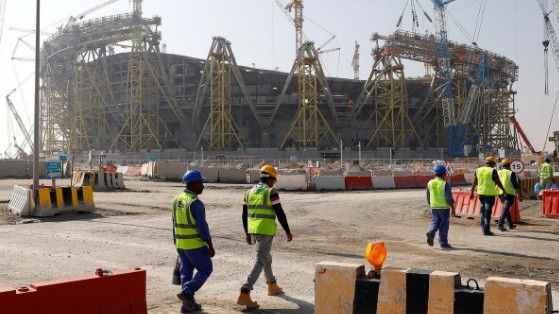 Qatar probing migrant worker death at World Cup site