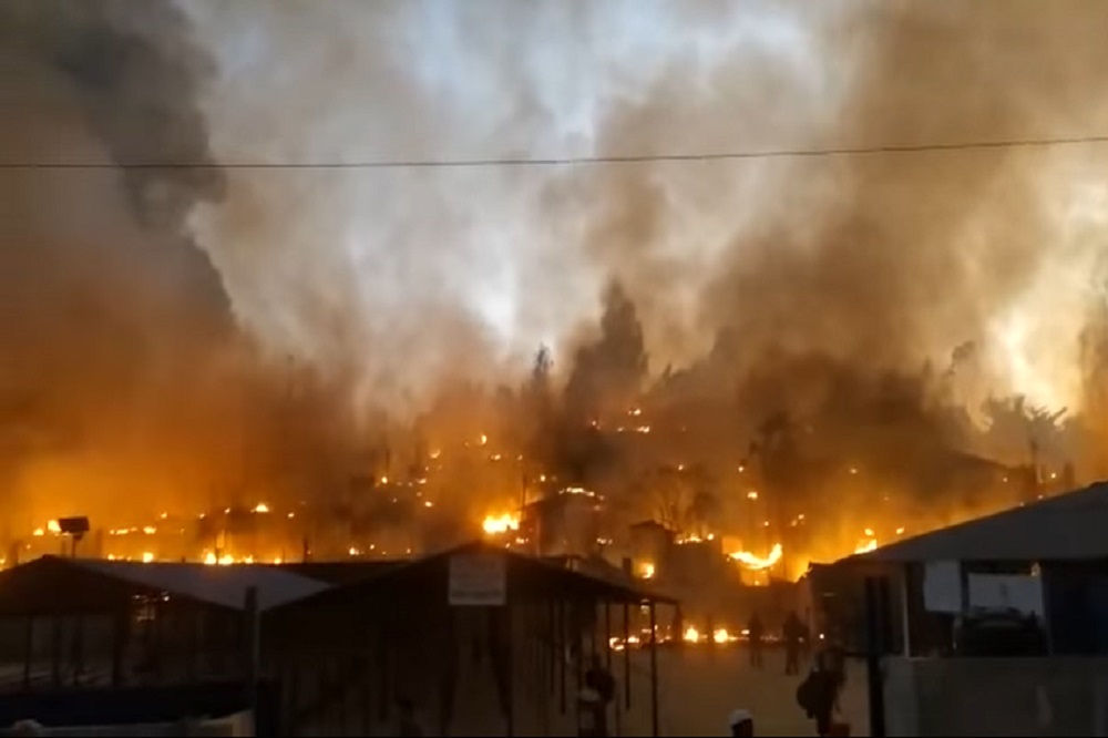 Fire breaks out at Rohingya camp again