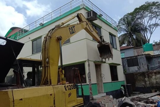 Ex-MP Golam Maula Rony’s illegal establishment demolished