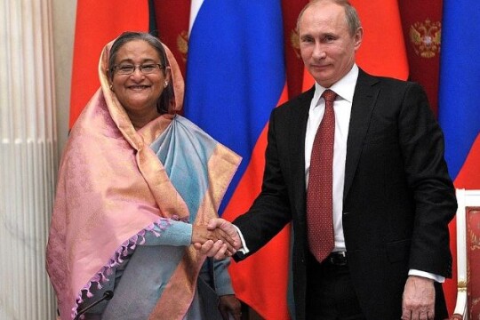 Russia-Bangladesh ties go in line with promotion of regional security: Putin