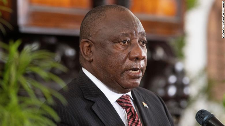 South African President Cyril Ramaphosa tests positive for Covid-19