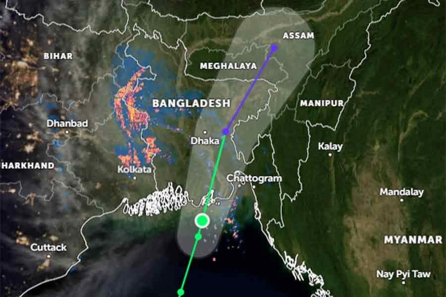 Eight dead as Cyclone Sitrang crossing Bangladesh coastline