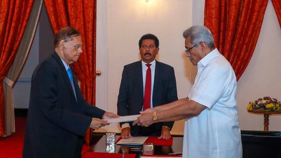 Rajapaksa swears in 4 cabinet ministers, all from his party