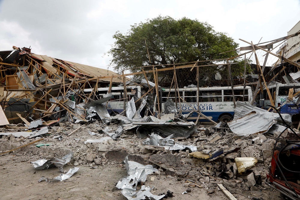 At least five killed as huge explosion rocks Somali capital