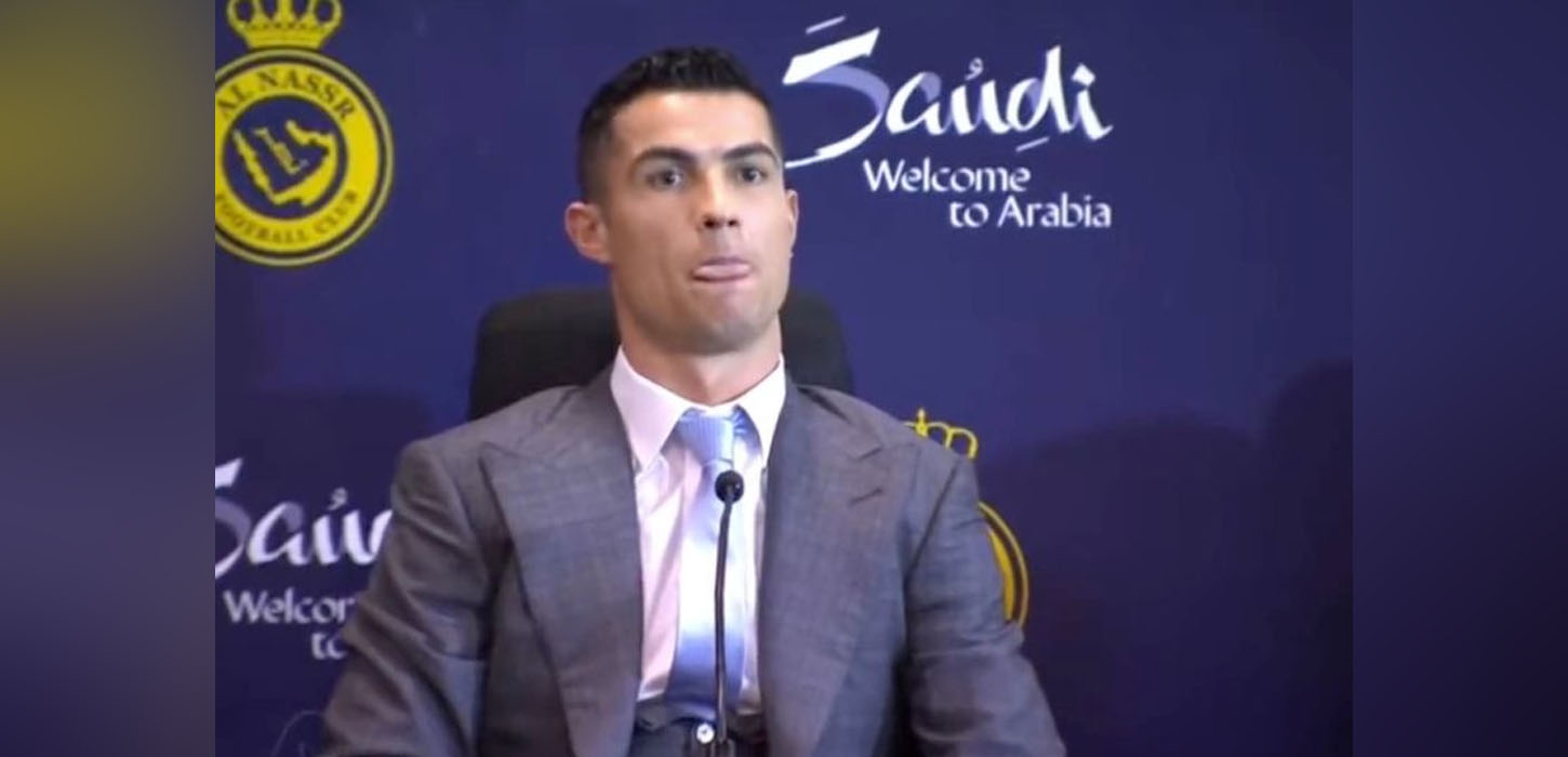 Cristiano Ronaldo thinks he‍‍`s playing in South Africa, not in Saudi Arabia!