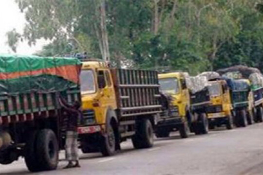 Goods transport owners-workers go on 48-hour strike in Sylhet