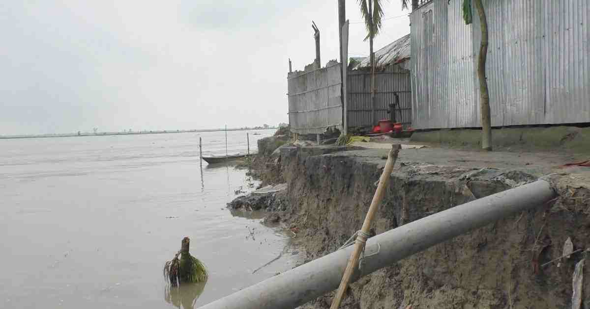 Teesta banks erosion: Over 50 houses washed away in 45 days