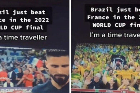 ‍‍`Time Traveller‍‍` predicts Brazil winning World Cup tournament