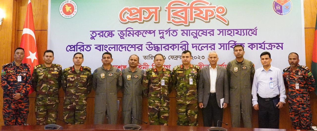 61-member rescue team of Bangladesh returns from Turkey