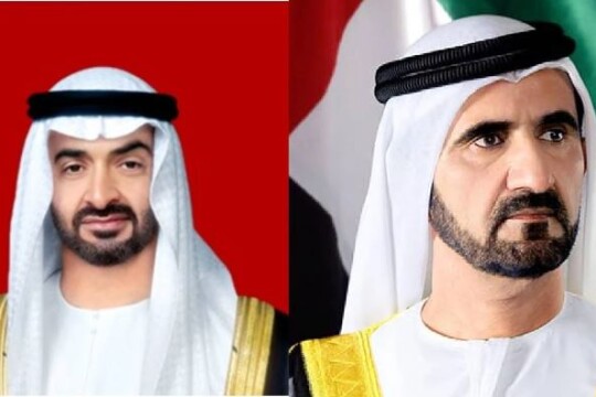 UAE leaders greet President, PM ahead of Independence Day